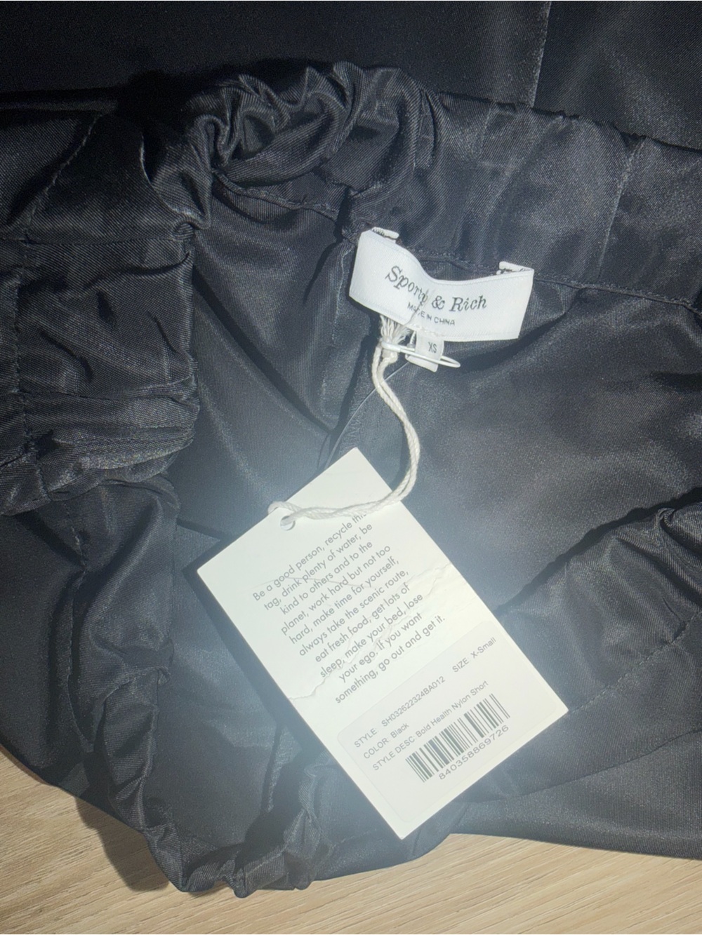 Sporty & Rich Nylon Shorts - Picture 8 of 11